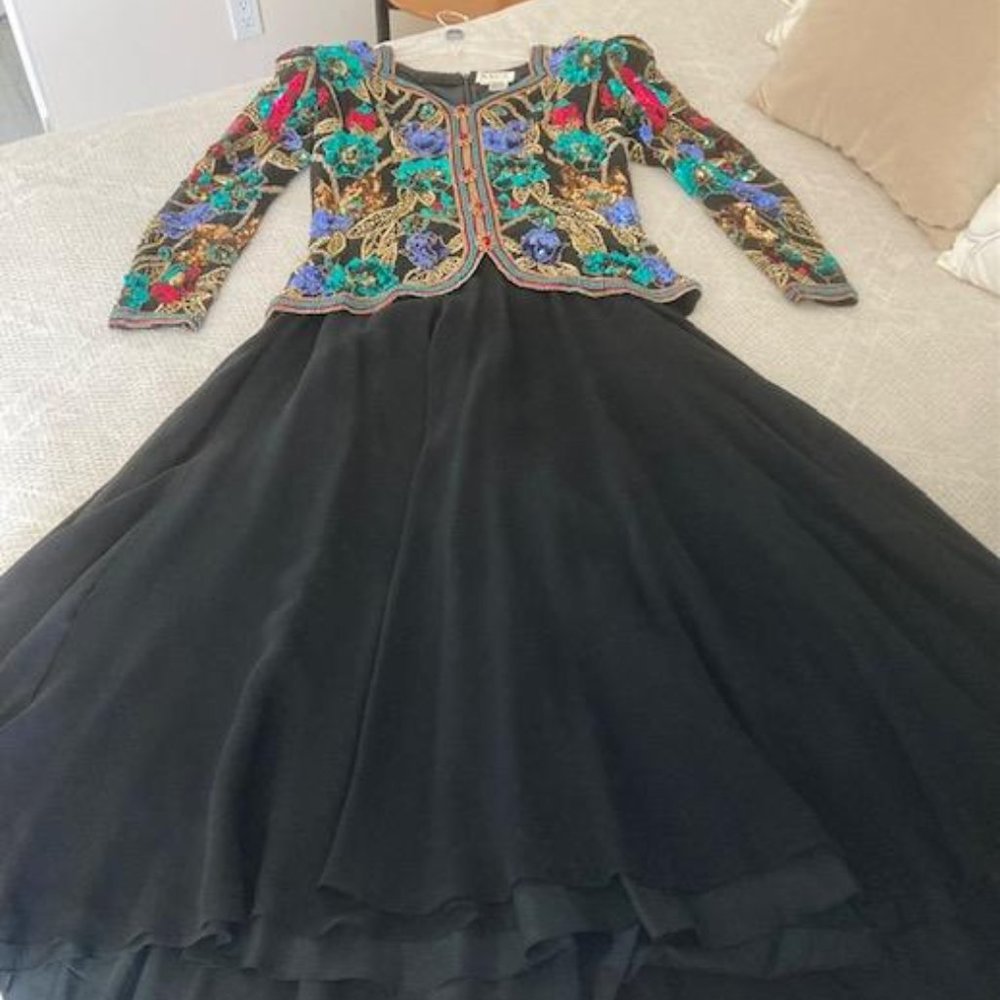 Exquisite Vintage Evening Gown From Marshall Field's Exclusive 28 Shop